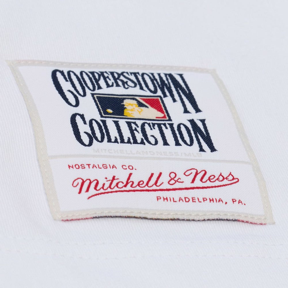 White Boston Red Sox Mitchell & Ness Cooperstown Collection Arctic T-Shirt