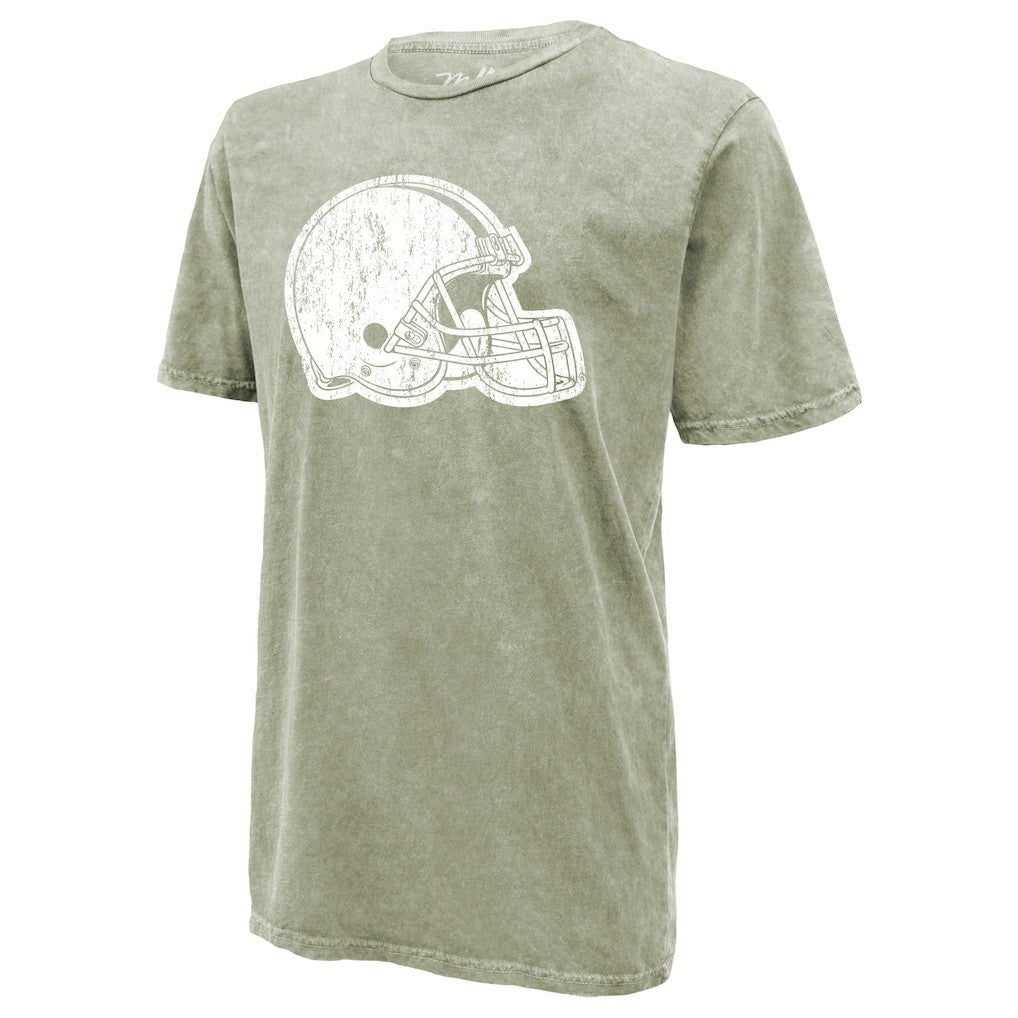 Shedeur Sanders  Majestic Threads Mineral Wash Name & Number T-Shirt - Cleveland Browns T-shirts