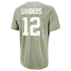Shedeur Sanders  Majestic Threads Mineral Wash Name & Number T-Shirt - Cleveland Browns T-shirts