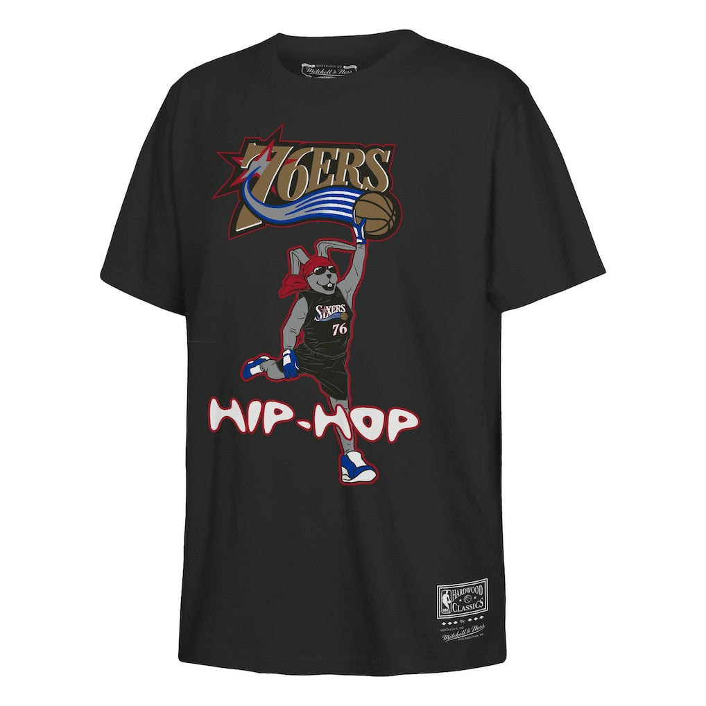 Mitchell & Ness Philadelphia 76ers Youth Hip Hop T-Shirt