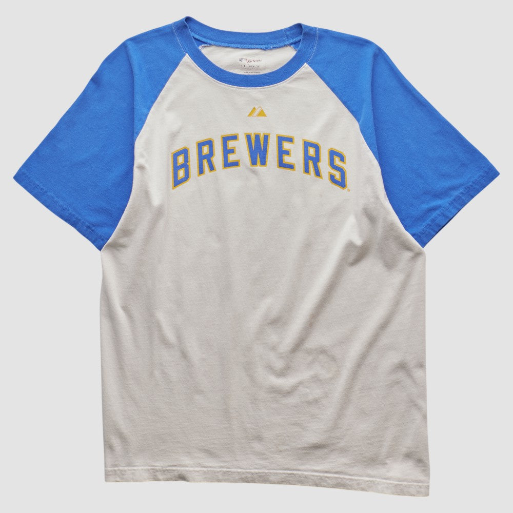 White Milwaukee Brewers 2010s T-shirt