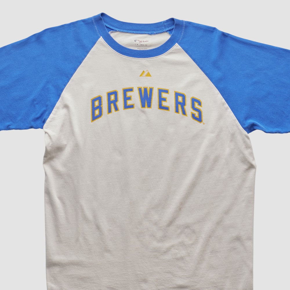 White Milwaukee Brewers 2010s T-shirt