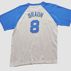 White Milwaukee Brewers 2010s T-shirt