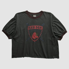 Charcoal Boston Red Sox Majestic 2000s T-shirt