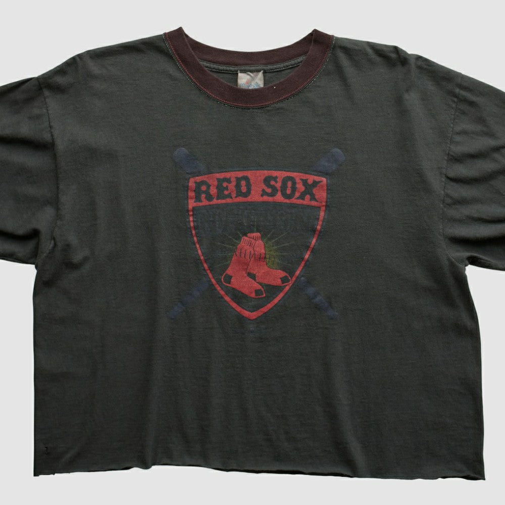 Charcoal Boston Red Sox Majestic 2000s T-shirt