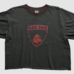 Charcoal Boston Red Sox Majestic 2000s T-shirt