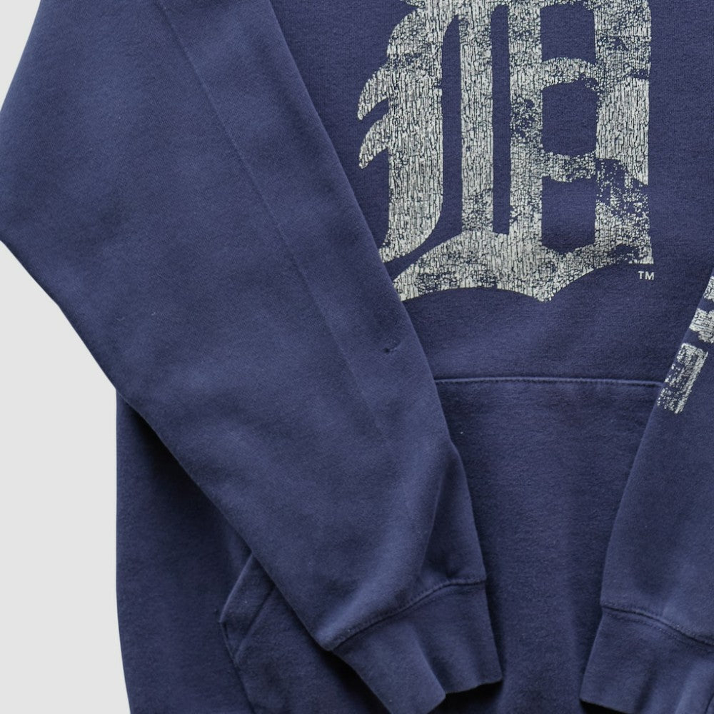 Navy Detroit Tigers Adidas 2010s Hooded Pullover Sweatshirt