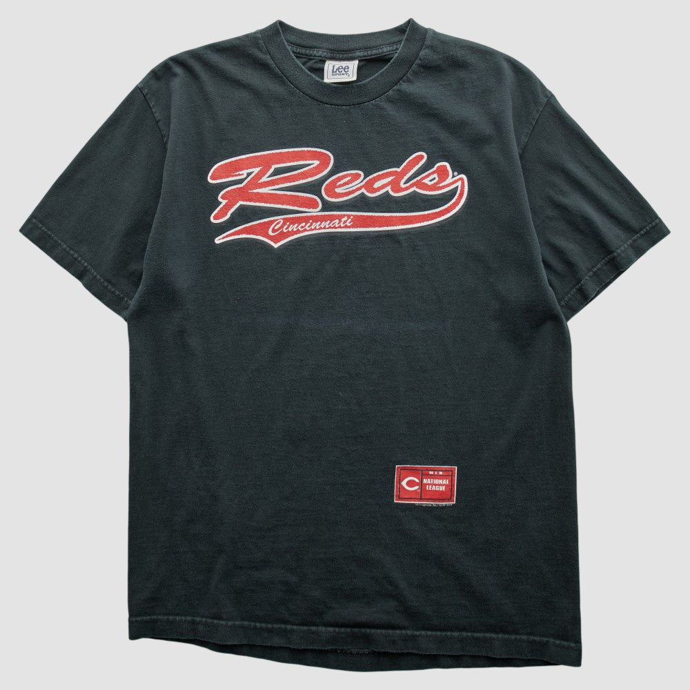 Charcoal Cincinnati Reds Lee Apparel 2000s T-shirt