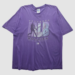 Purple Colorado Rockies Pro Player 90s T-shirt