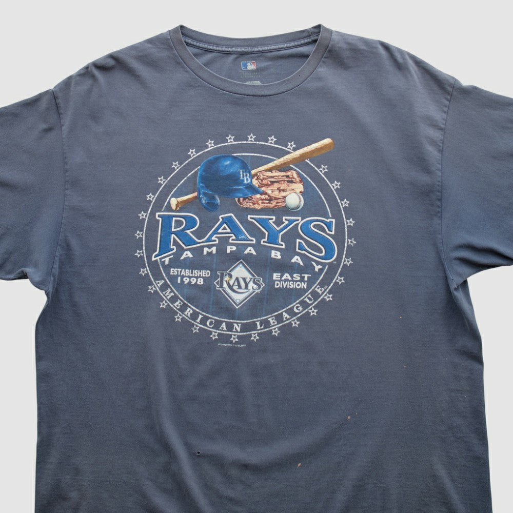 Navy Tampa Bay Rays MLB Genuine Merchandise 2000s T-shirt