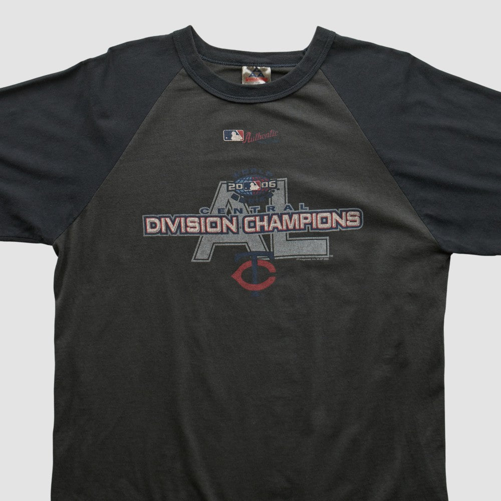 Charcoal Minnesota Twins Alstyle Apparel 2006 T-shirt