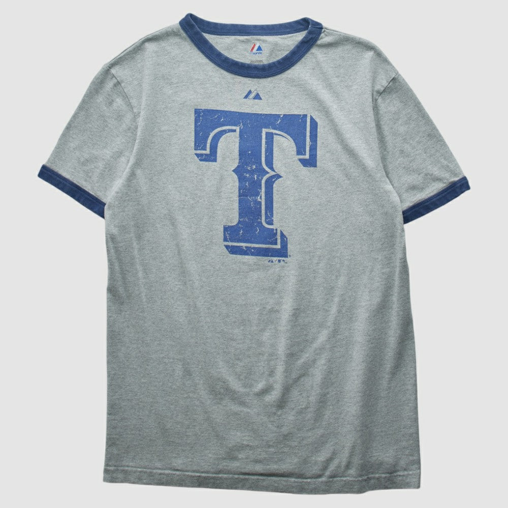 Heather Gray Texas Rangers Majestic 2010 T-shirt