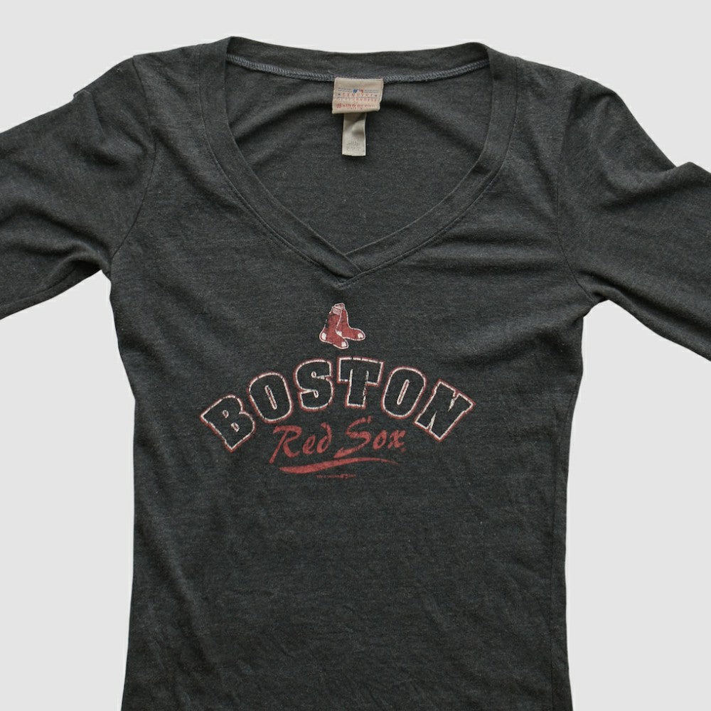 Charcoal Boston Red Sox Genuine Merchandise 2010s Long Sleeve T-shirt