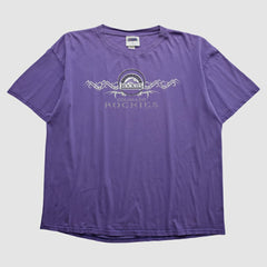 Purple Colorado Rockies CSA 2001 T-shirt