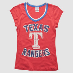 Red Texas Rangers Campus Lifestyle 2010s T-shirt