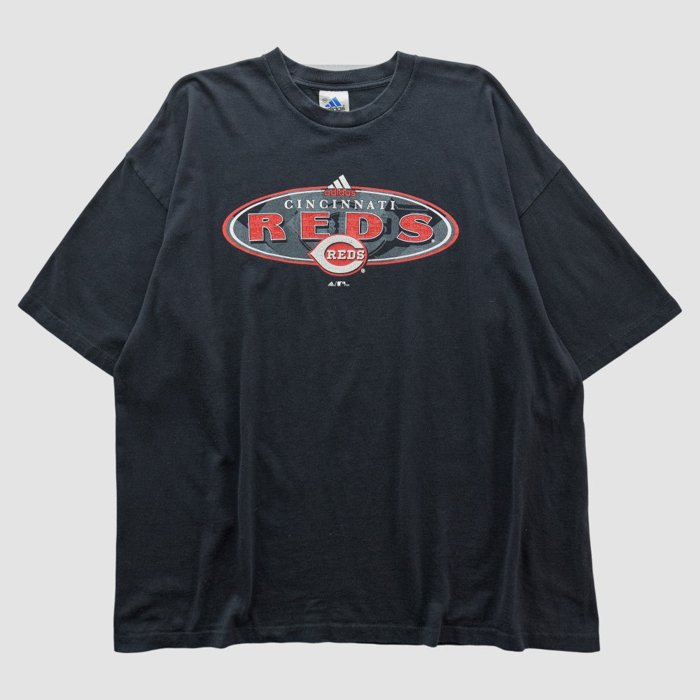 Black Cincinnati Reds Adidas 2000s T-shirt