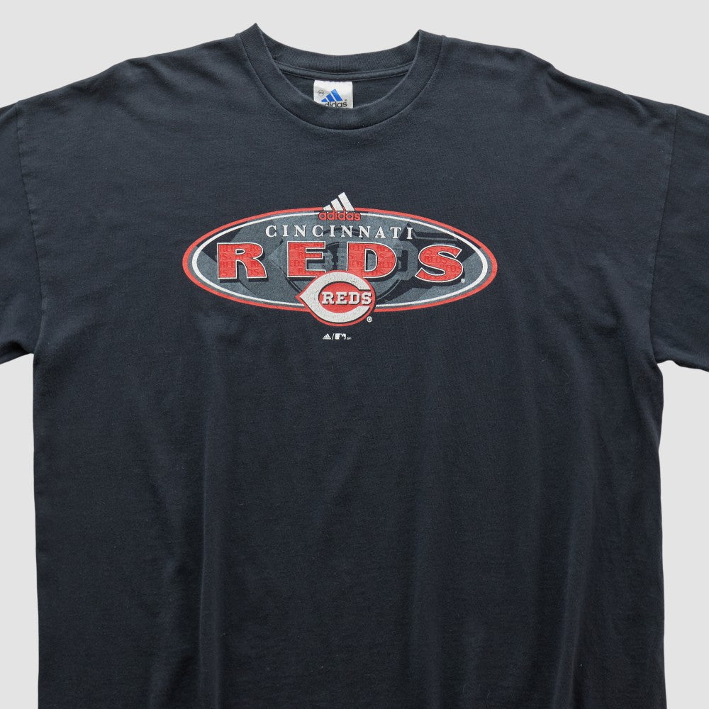 Black Cincinnati Reds Adidas 2000s T-shirt