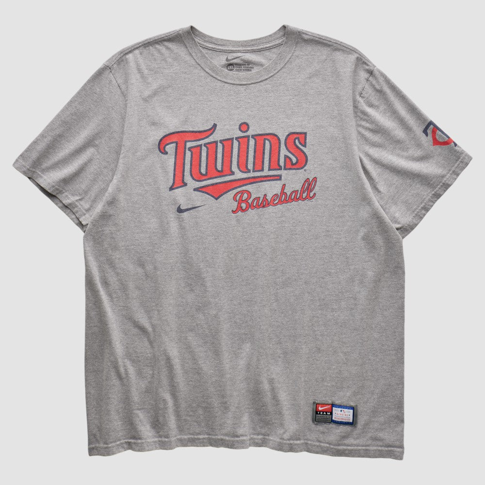 Heather Gray Minnesota Twins Nike 2010s T-shirt