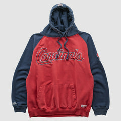 Red St. Louis Cardinals Stitches 2000s Hooded Pullover Sweatshirt
