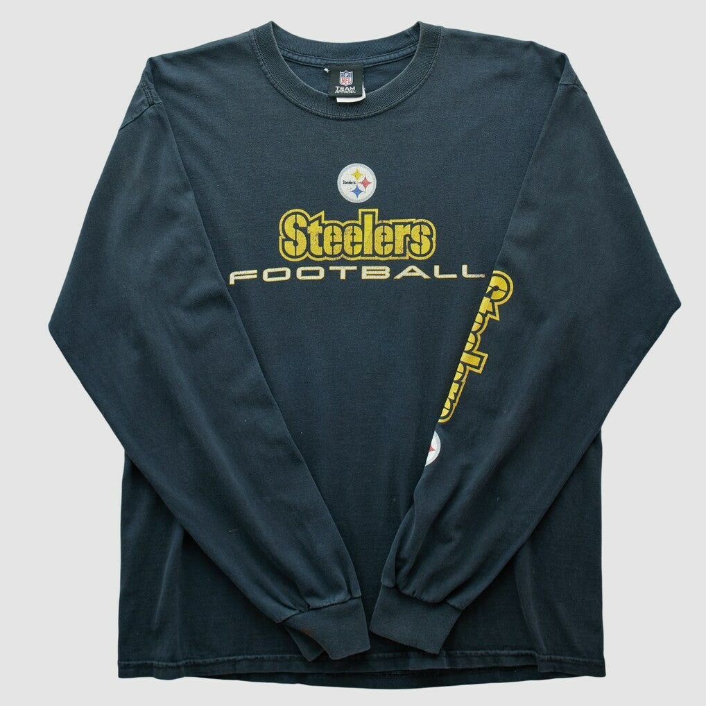 Team Edition Apparel 2010s Long Sleeve T-shirt - Pittsburgh Steelers T-shirts