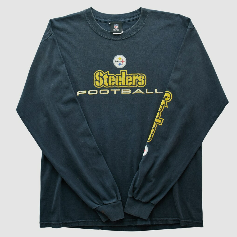 Team Edition Apparel 2010s Long Sleeve T-shirt - Pittsburgh Steelers T-shirts