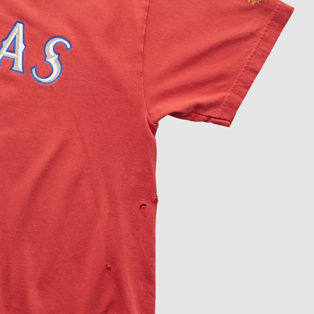 Red Texas Rangers Majestic 2000s T-shirt
