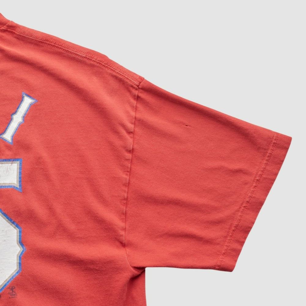 Red Texas Rangers Majestic 2000s T-shirt