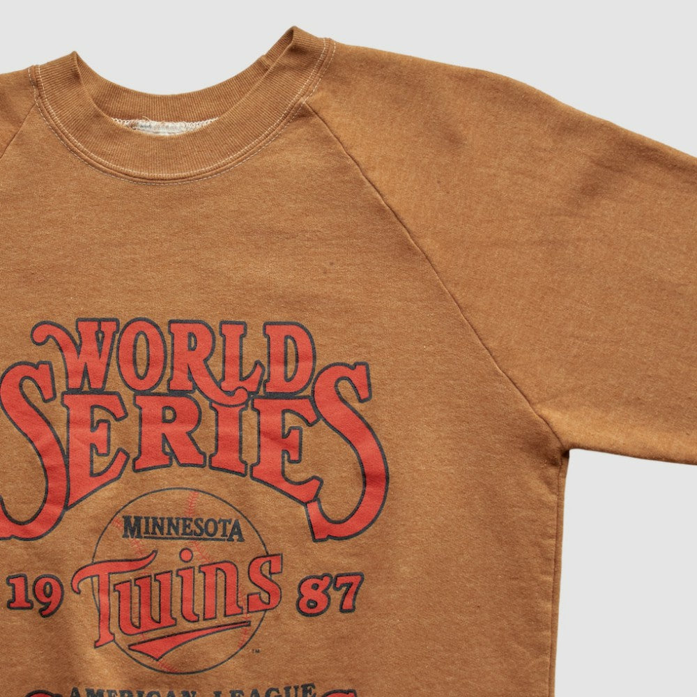 Brown Minnesota Twins Fun Fleece 1987 Pullover Sweatshirt