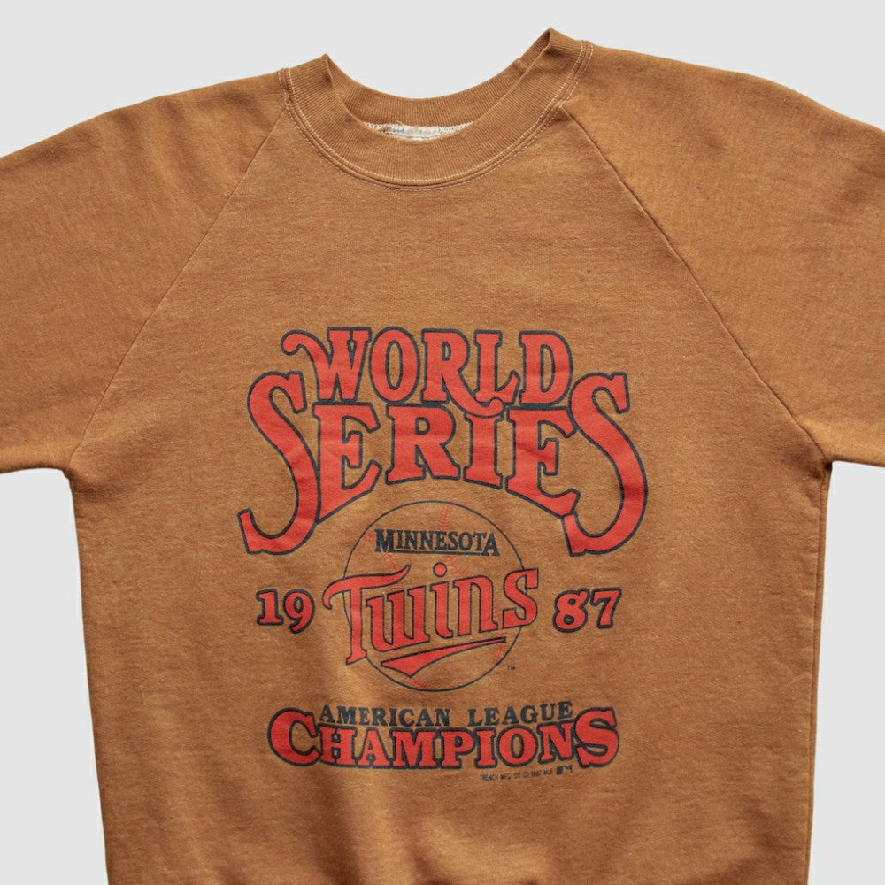 Brown Minnesota Twins Fun Fleece 1987 Pullover Sweatshirt