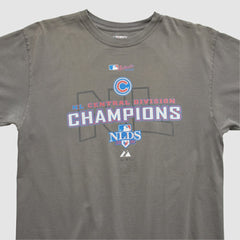 Charcoal Chicago Cubs Majestic 2008 T-shirt