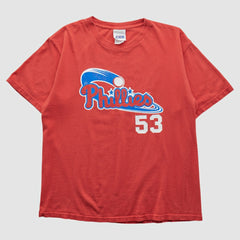 Red Philadelphia Phillies CSA 2000s T-shirt