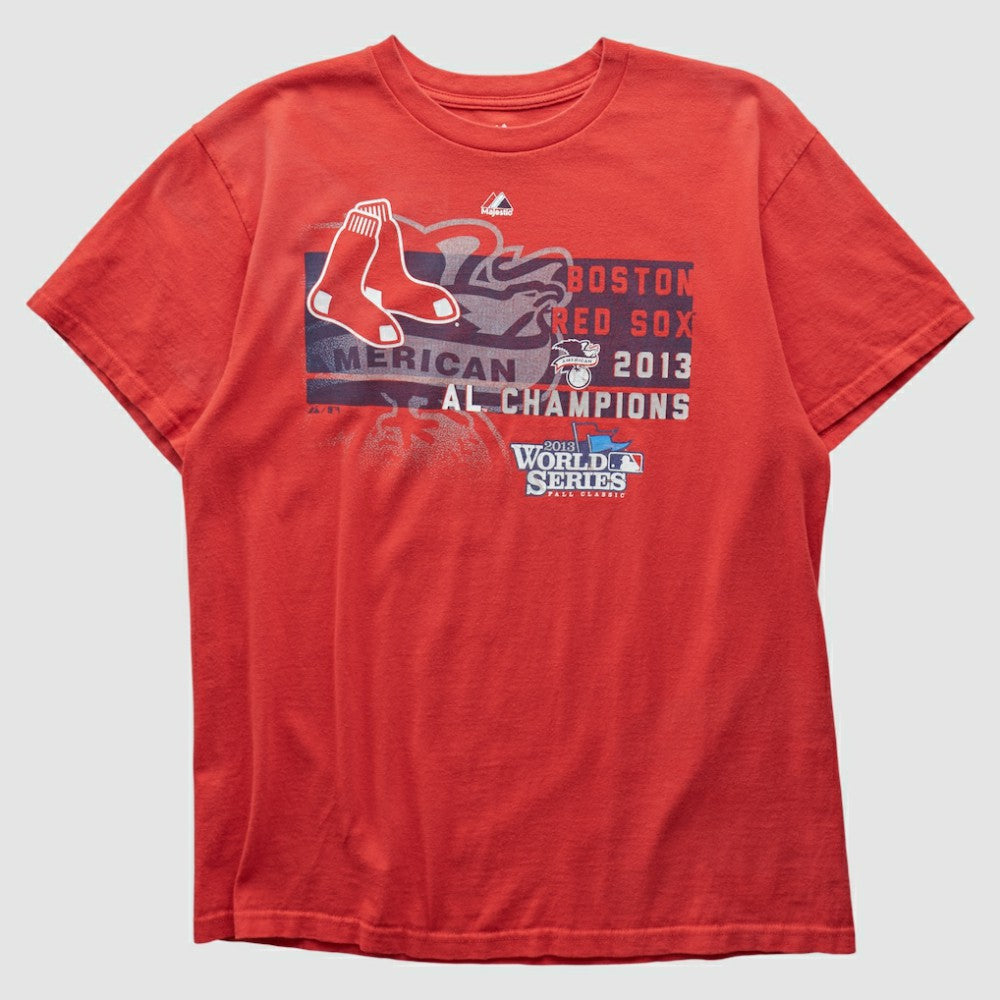 Red Boston Red Sox Majestic 2013 T-shirt