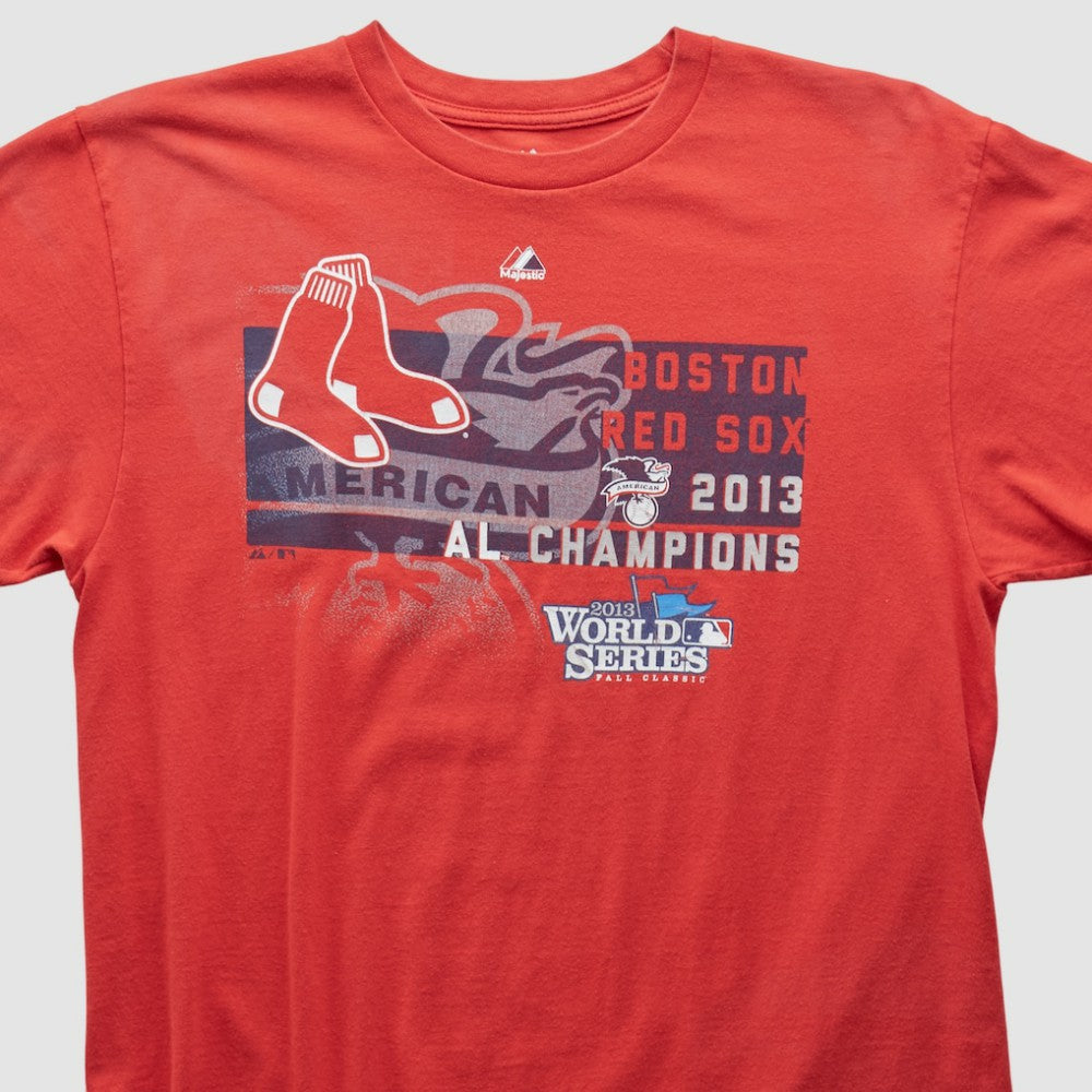Red Boston Red Sox Majestic 2013 T-shirt