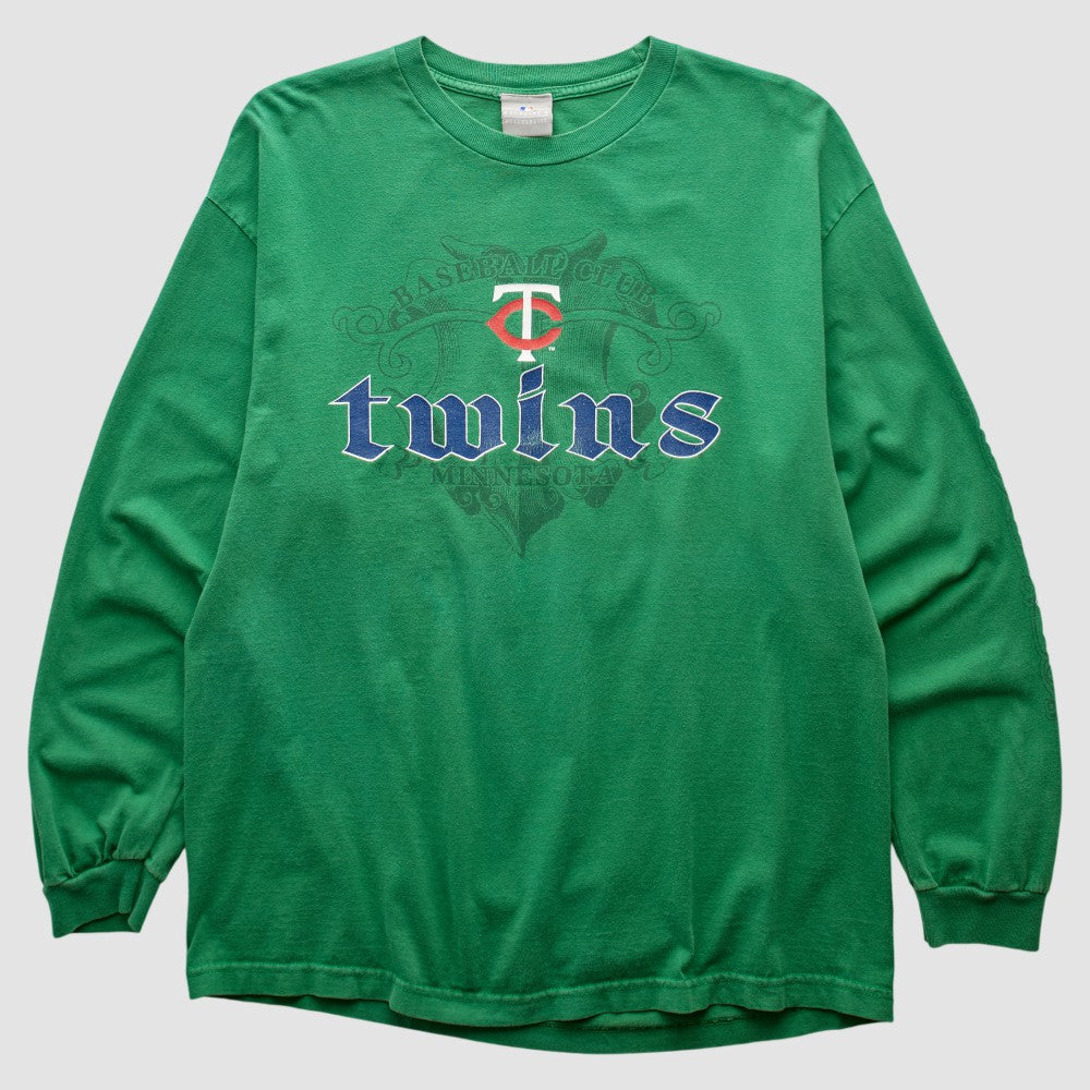 Green Minnesota Twins Genuine Merchandise 2000s Long Sleeve T-shirt