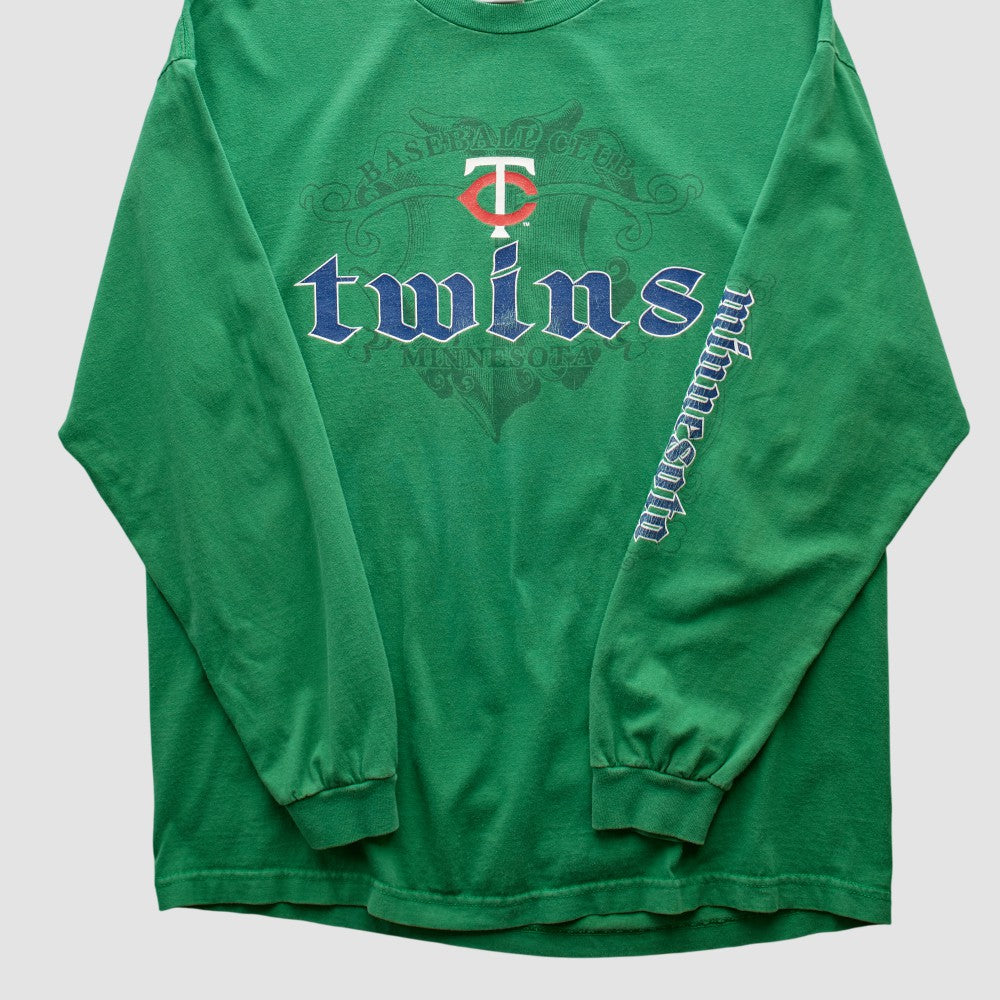 Green Minnesota Twins Genuine Merchandise 2000s Long Sleeve T-shirt