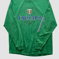 Green Minnesota Twins Genuine Merchandise 2000s Long Sleeve T-shirt
