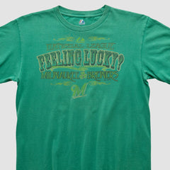 Green Milwaukee Brewers Majestic 2000s T-shirt