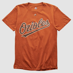 Orange Baltimore Orioles Majestic 2000s T-shirt