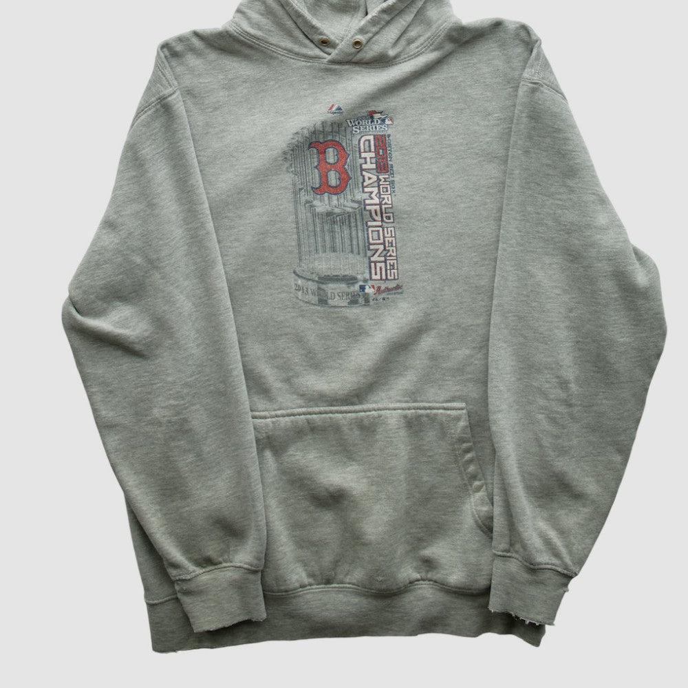 Heather Gray Boston Red Sox 2013 Hooded Pullover Sweatshirt