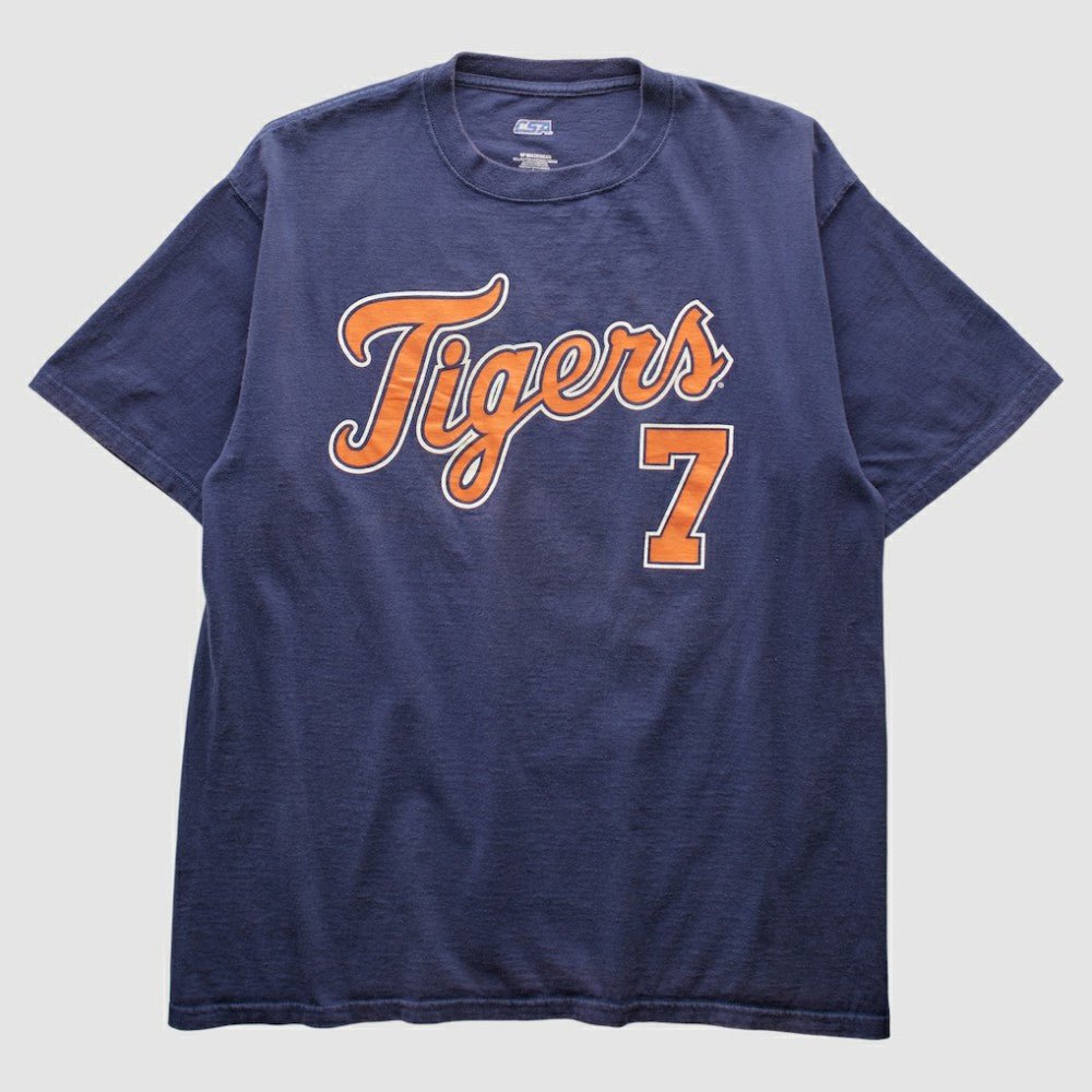 Navy Detroit Tigers CSA 2000s T-shirt