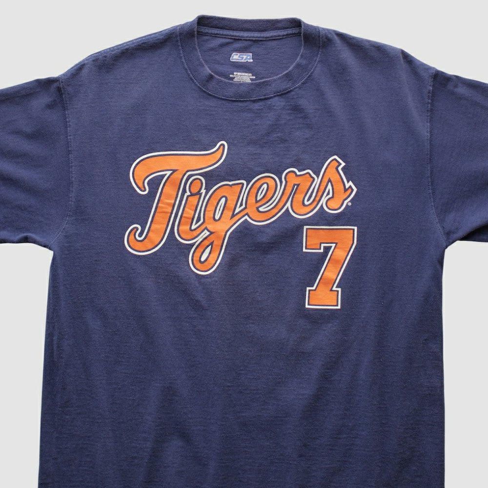 Navy Detroit Tigers CSA 2000s T-shirt