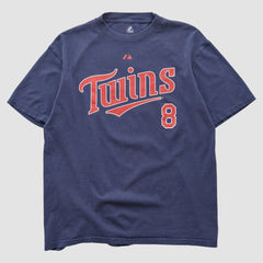 Navy Minnesota Twins Majestic 2000s T-shirt
