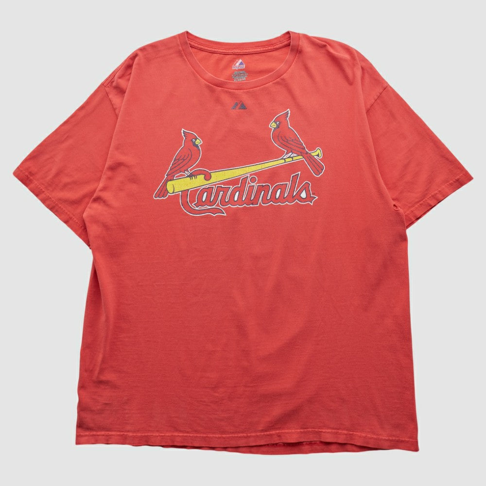 Red St. Louis Cardinals Majestic 2010s T-shirt