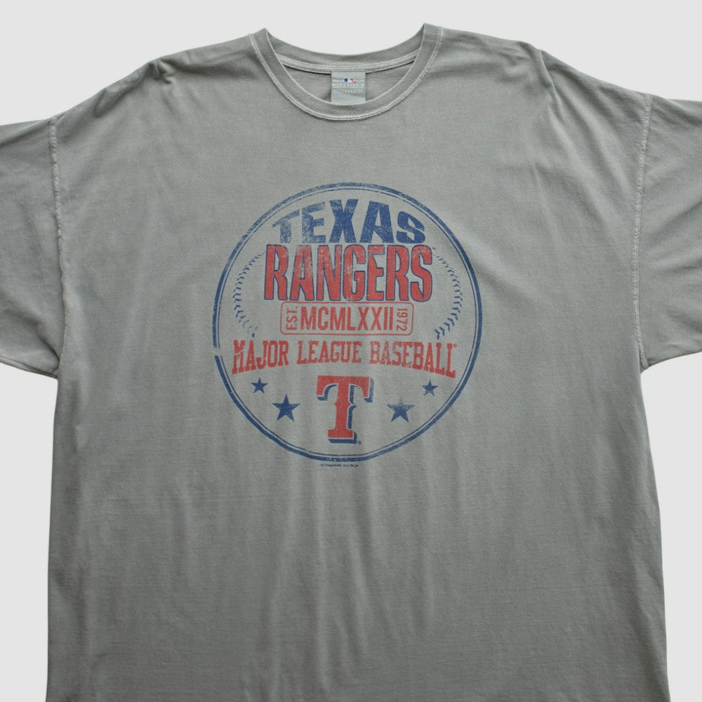Gray Texas Rangers MLB 2000s T-shirt