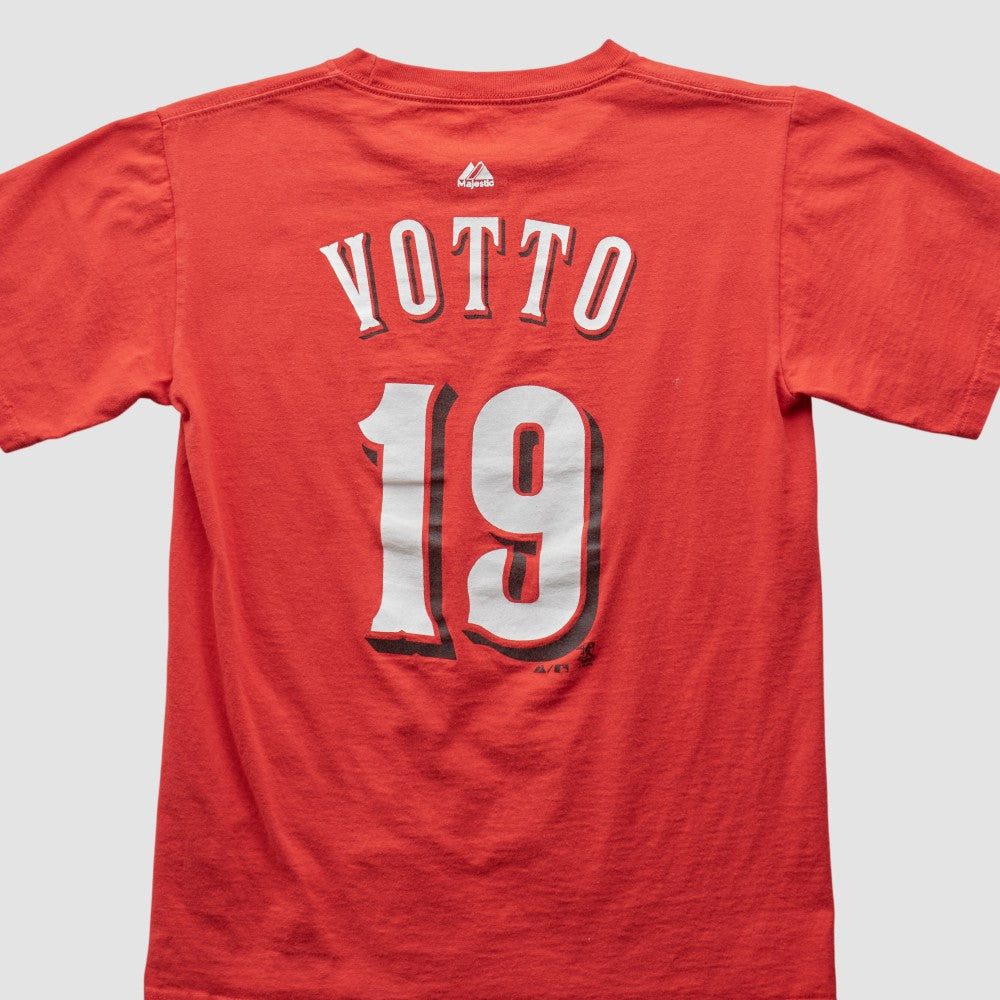 Red Cincinnati Reds Majestic 2000s T-shirt
