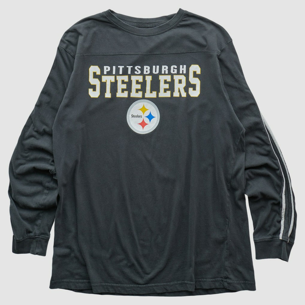 Team Edition Apparel 2000s Long Sleeve T-shirt - Pittsburgh Steelers T-shirts