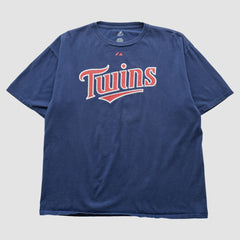 Navy Minnesota Twins Majestic 2000s T-shirt