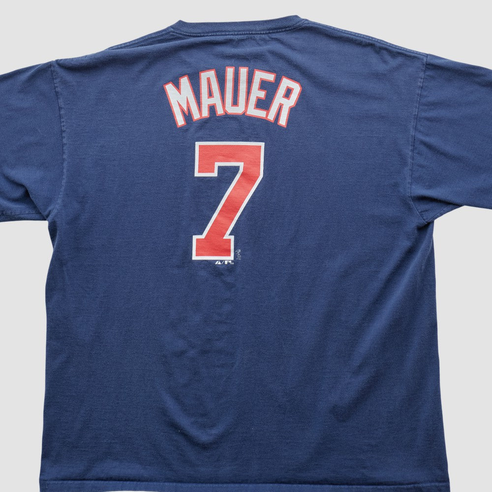 Navy Minnesota Twins Majestic 2000s T-shirt