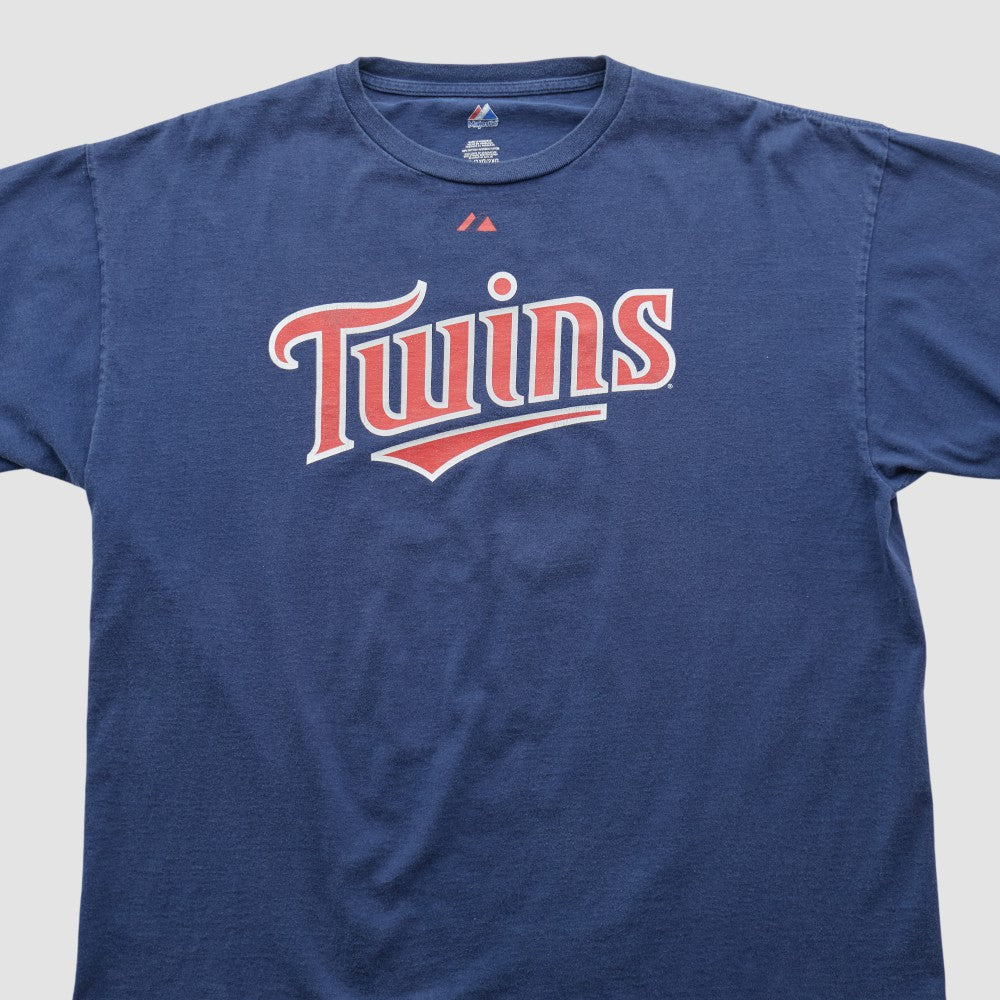 Navy Minnesota Twins Majestic 2000s T-shirt