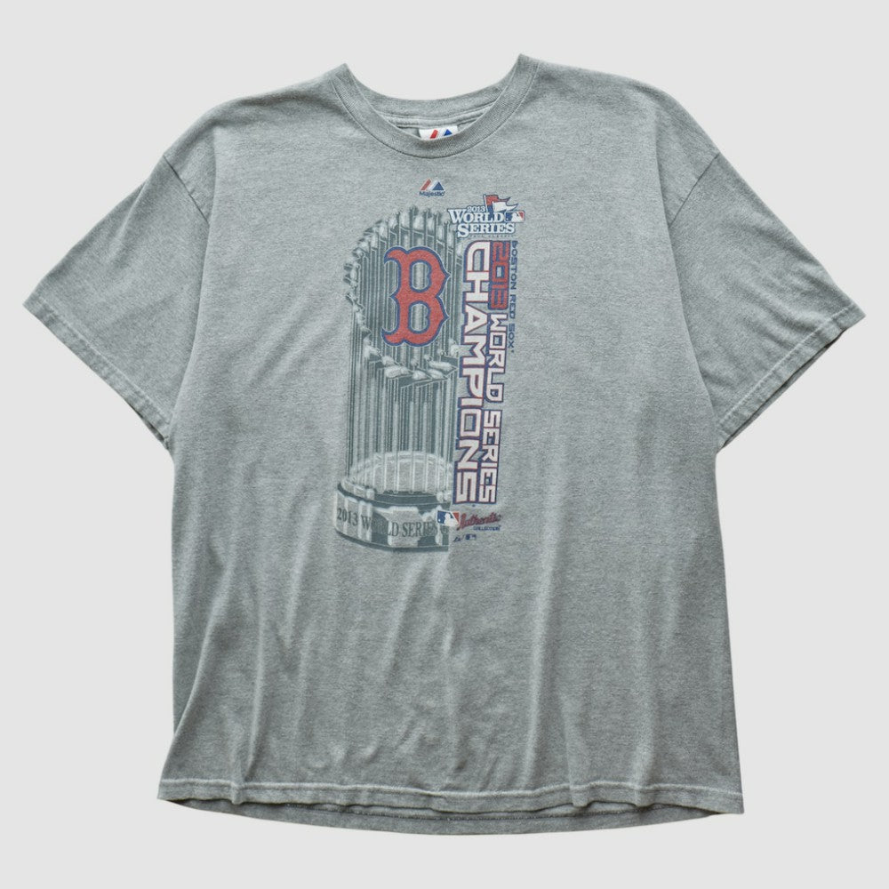 Heather Gray Boston Red Sox Majestic 2012 T-shirt
